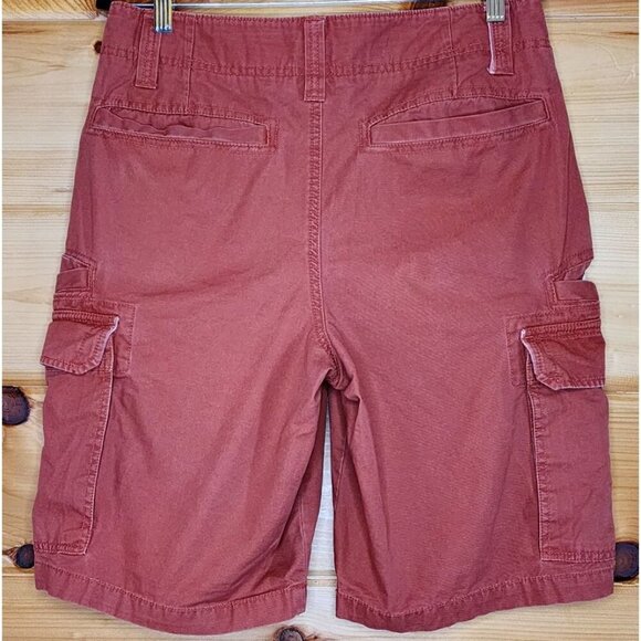 Men's Red Camel 8 Pocket Cargo Shorts, Size 31, Color Burnt Orange - Picture 10 of 16
